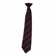 St Martins School Tie Black/Red